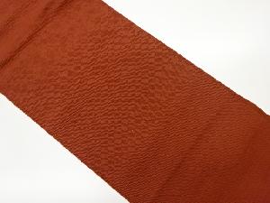 リサイクル　手織り紬無地名古屋帯